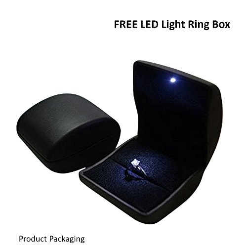 Free LED Light Black Ring Box included with purchase