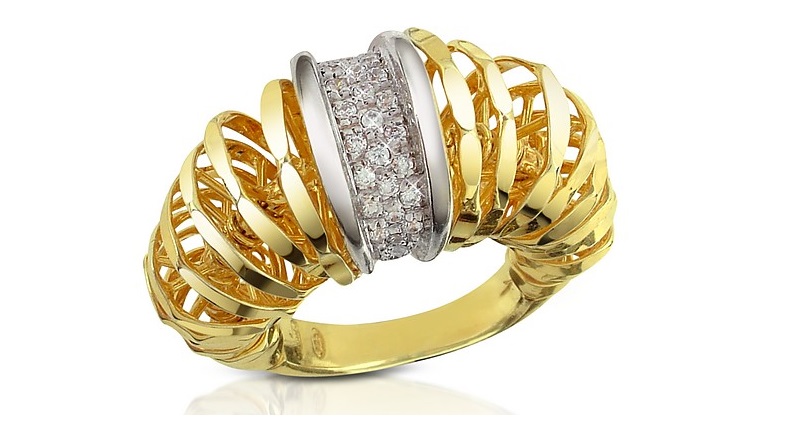 ORLANDO ORLANDINI Galaxy - Diamond 18K Gold Ring