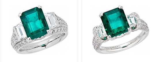 Gorgeous Emerald and Diamond Rings