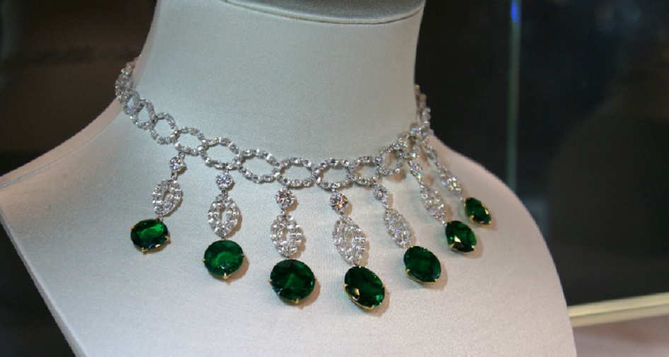 Emerald and Diamond Necklace at Christie's