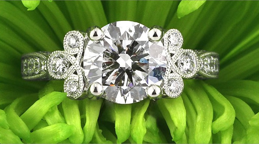 Mark Broumand 3.54ct Round Brilliant Cut Diamond Engagement Ring